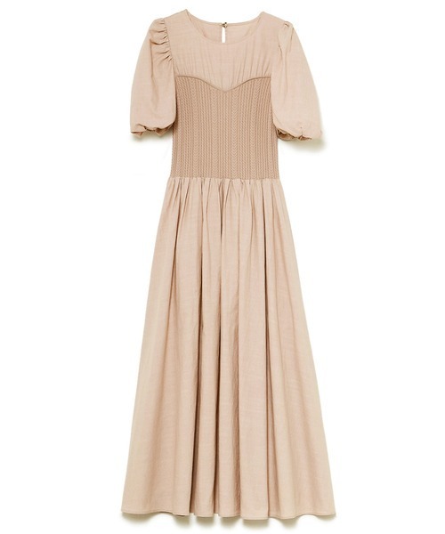 Knit docking dress