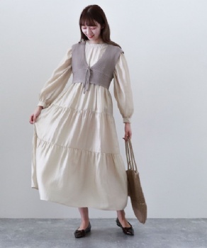 tiered skirt